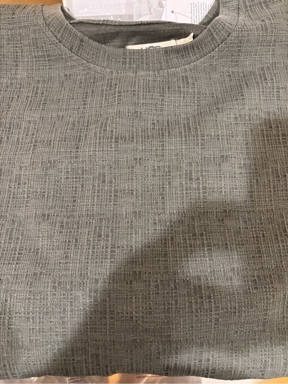 UGG-Women's Hayvie Crewneck-Green Grey - Picture 3 of 3